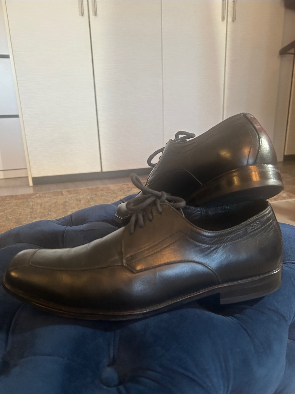 Men's Hugo Boss Leather Dress Shoes, Sz 7